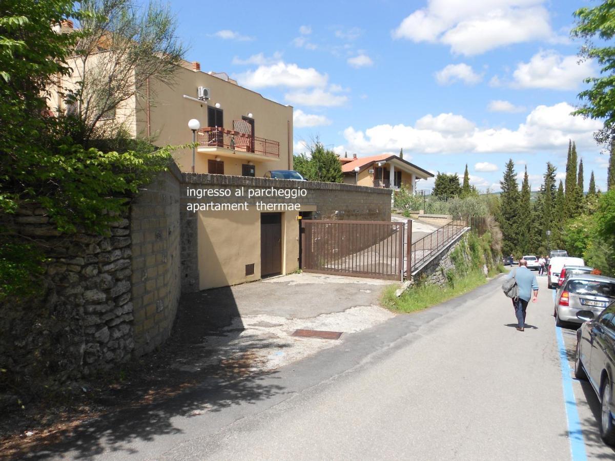 Apartament Thermae Bagni San Filippo Exterior foto